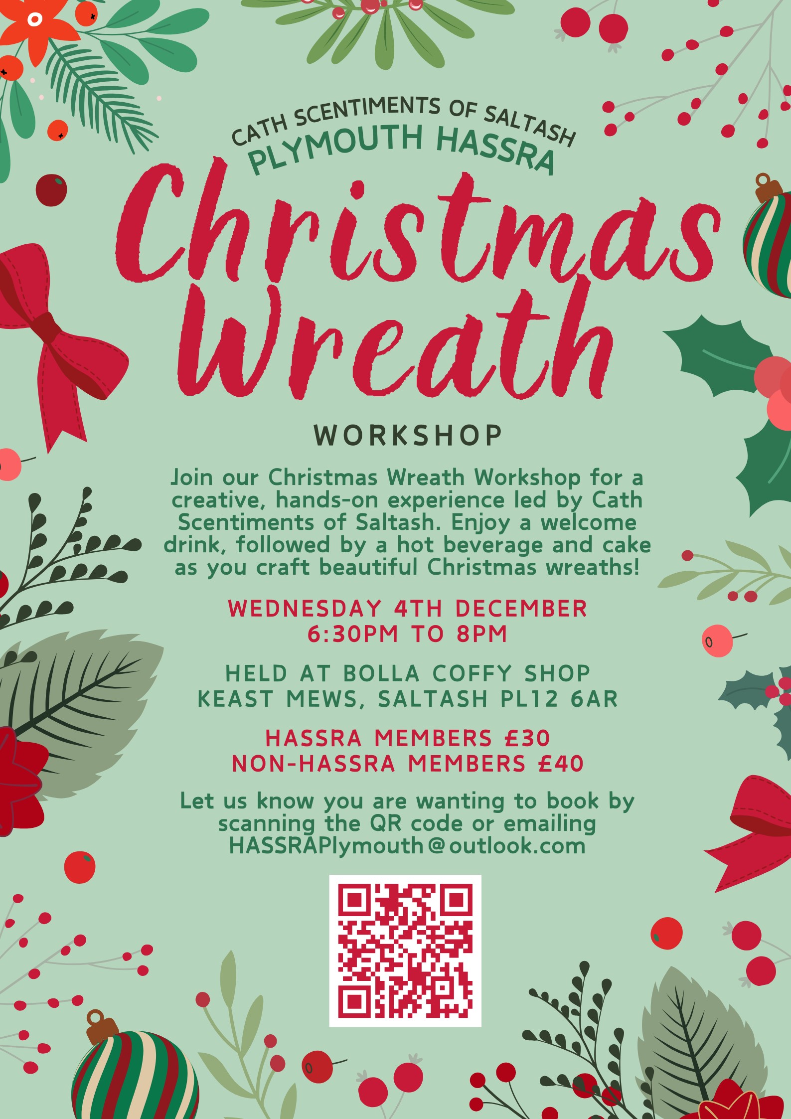 Christmas Wreath Workshop 2024