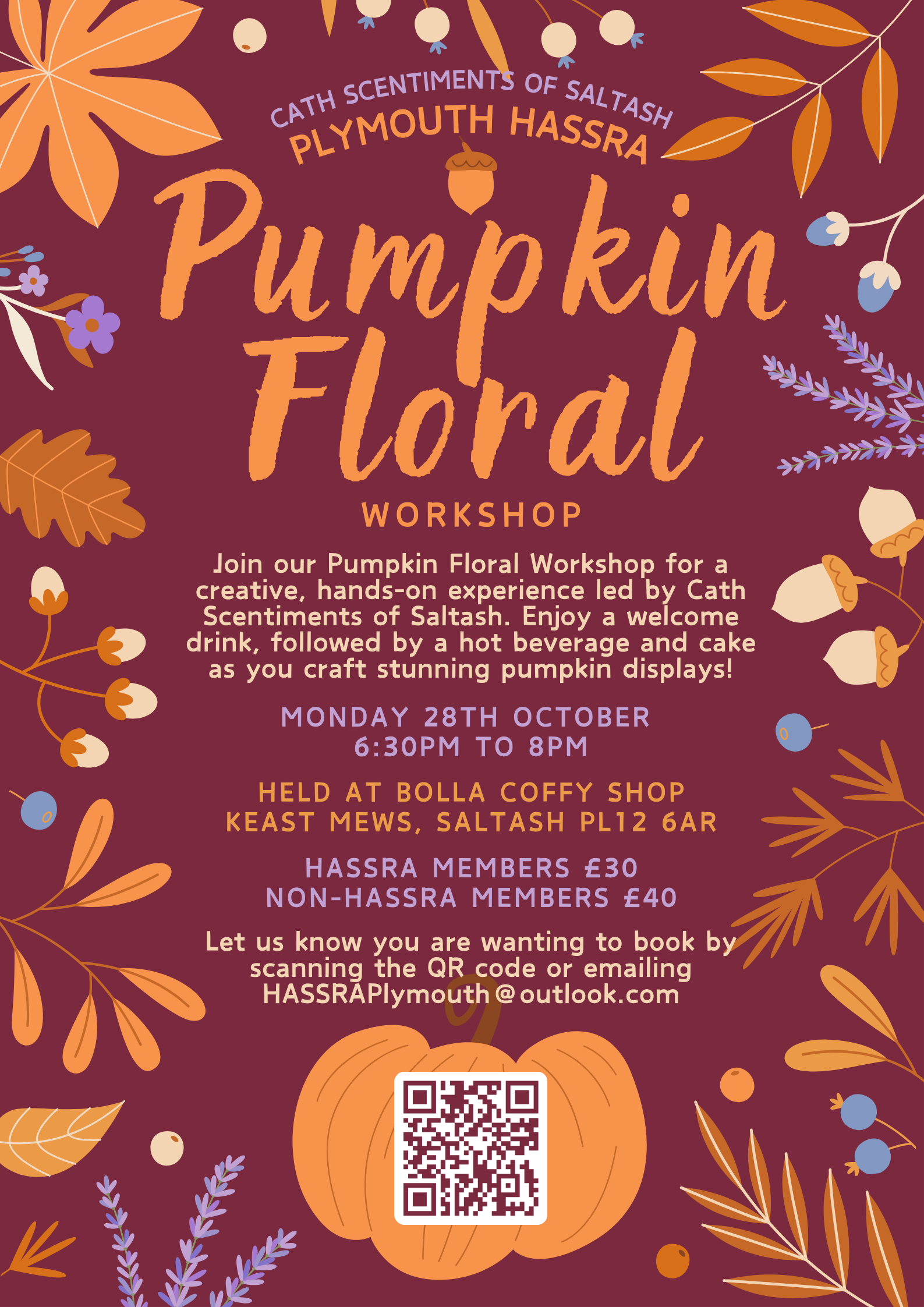 Pumpkin Floral Workshop