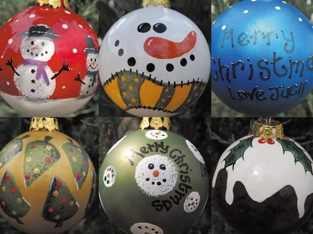 Christmas Bauble Painting Workshop